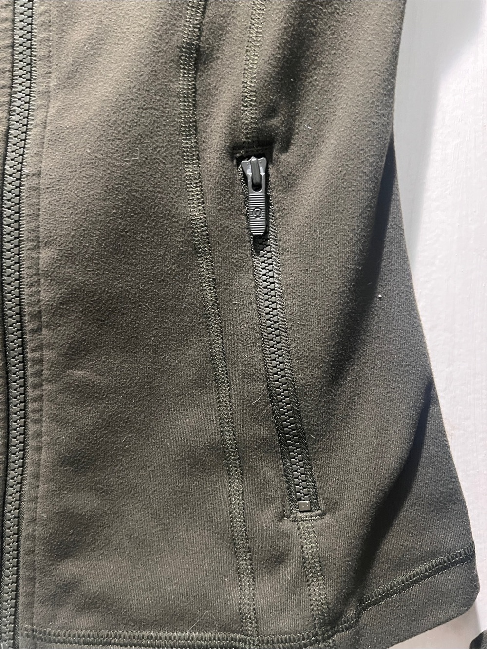 lululemon athletica Olive Green Full-Zip Performance Jacket - Picture 7 of 9